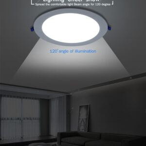 لد مسطح 3،6،9،12،18 واط