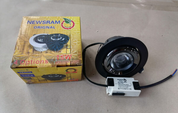 سبوت لايت 15 واط - اسود